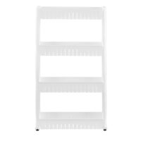 Rollregal 102x12x54.5cm Rollwagen Weiss