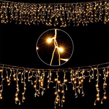Regen Lichterkette mit 200 LEDs 10 Meter