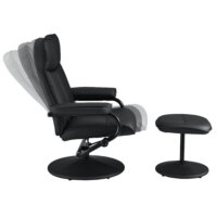 Relaxsessel Lohja 108x79x77 cm verstellbar mit Fusshocker