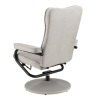 Relaxsessel Lohja 108x79x77 cm verstellbar mit Fusshocker Stoff