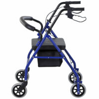 Rollator Gehilfe mit Sitz 2in1 ~ faltbar und höhenverstellbar