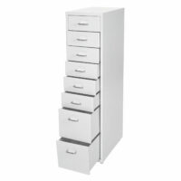 Rollcontainer Boston 8 Schubladen Stahlschrank 109x28x44cm