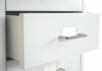 Rollcontainer Boston 8 Schubladen Stahlschrank 109x28x44cm