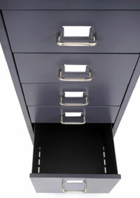 Rollcontainer Boston 8 Schubladen Stahlschrank 109x28x44cm