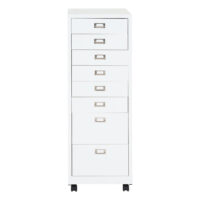 Rollcontainer JAM-L49 Aktenschrank Metall 115x40x41cm 8 Schubladen