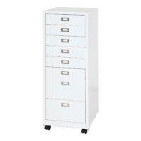 Rollcontainer JAM-L49 Aktenschrank Metall 115x40x41cm 8 Schubladen