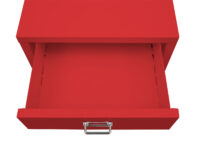 Rollcontainer JAM-L49 Aktenschrank Metall 55x40x41cm 4 Schubladen