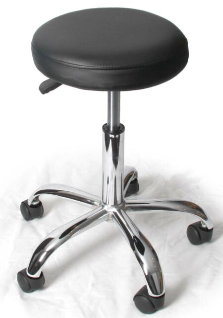 Rollhocker Kosmetikhocker Windhoek ~ schwarz