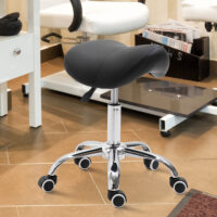 Rollhocker Sattelhocker Praxishocker 49-61cm schwarz