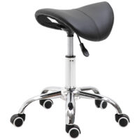 Rollhocker Sattelhocker Praxishocker 49-61cm schwarz