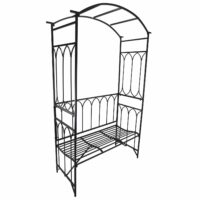 Rosenbogen Gartenbank Rankhilfe Metall 203cm