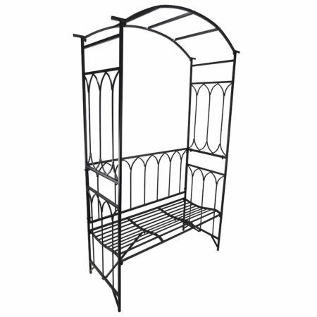 Rosenbogen Gartenbank Rankhilfe Metall 203cm