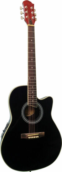 Roundback Elektro-Akustik Gitarre