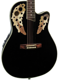 Roundback Elektro-Akustik Gitarre