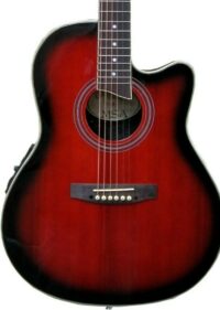 Roundback Elektro-Akustik Gitarre