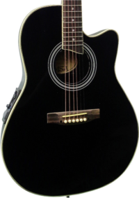 Roundback Elektro-Akustik Gitarre