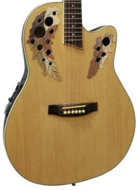 Roundback Elektro-Akustik Gitarre