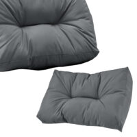 Rückenkissen für Palettenmöbel Comfy 40x60x12 cm Hellgrau