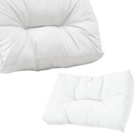 Rückenkissen für Palettenmöbel Comfy 40x60x12 cm Weiss