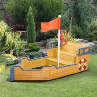 Sandkasten Piratenschiff aus Tannenholz 158x78cm