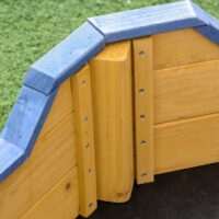 Sandkasten Piratenschiff aus Tannenholz 158x78cm