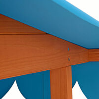 Sandkasten mit Spielveranda Spielhaus Veranda