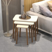 Satztisch Rangstrup 3er Set Creme