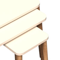 Satztisch Rangstrup 3er Set Creme