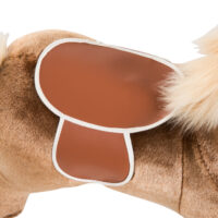 Schaukelpferd Schaukeltier Plüsch Pferd L74xB33xH62cm