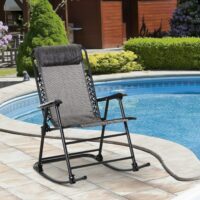 Schaukelstuhl Campingstuhl Gartenstuhl – faltbar