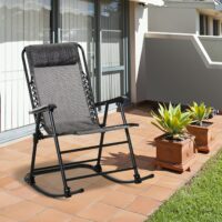 Schaukelstuhl Campingstuhl Gartenstuhl – faltbar