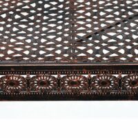 Schaukelstuhl Gartenstuhl Metall Bronze