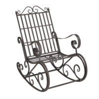 Schaukelstuhl Geraldton 92x59x90cm im Landhausstil Grün