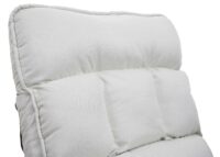 Schaukelstuhl JAM-K40 Relaxsessel Liegefunktion Metall creme-beige