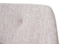 Schaukelstuhl Malmö ~ Textil creme / grau