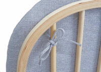 Schaukelstuhl Nostalgie Massivholz ~ grau