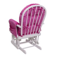 Schaukelstuhl Relaxsessel Schwingstuhl  ~ Samt pink