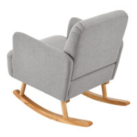 Schaukelstuhl Schwingsessel Postau Hellgrau