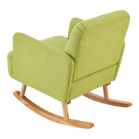 Schaukelstuhl Schwingsessel Postau Grün