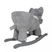 Schaukeltier Einhorn - Plüsch Ab 1 Jahr mit Gurt Musik