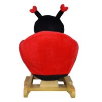 Schaukeltier Marienkäfer - Plüsch Ab 1 Jahr mit Gurt