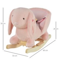 Schaukeltier Schaukelpferd Hase mit Sound