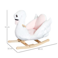 Schaukeltier Schwan 60x32x55cm