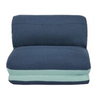 Schlafsessel Schlafsofa Funktionssessel Stoff/Textil blau
