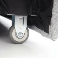 Schlafsofa Ecksofa 220x152cm Stoff/Textil hellgrau