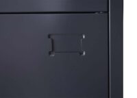 Schliessfach Boston Spind Metall 180x38x45cm anthrazit