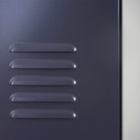 Metall 185x38x45cm ~ dunkelgrau