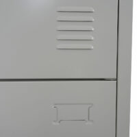 Schliessfach Boston Spind Metall 185x38x45cm ~ grau