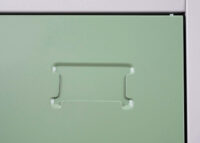 Metall 3 Fächer ~ grün