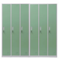 Metall 6 Fächer ~ grün